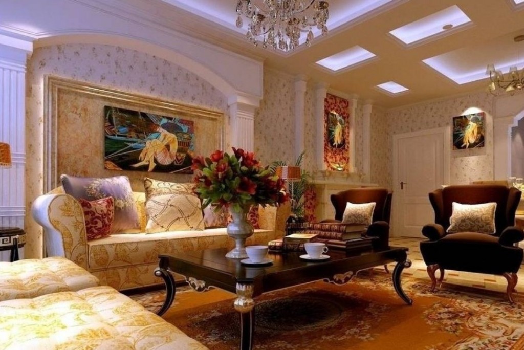 Plaster-ceilings-3D-design-for-neo-classical-living-room
