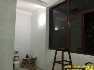 Hoàn thiện lớp sơn lót nhà anh Nhuận số 7, ngõ Đình Đông, Bạch Mai