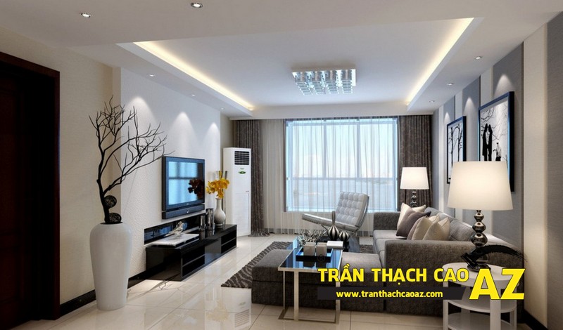 Có nên sử dụng trần thạch cao trong trang trí nội thất 02 Có nên sử dụng trần thạch cao trong trang trí nội thất 02