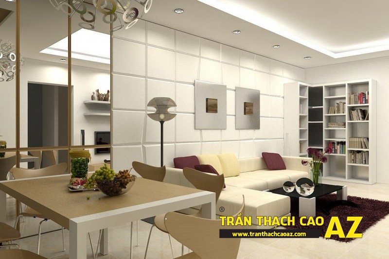 Nguyên tắc chọn thiết kế trần thạch cao phù hợp với mọi cấu trúc không gian 01 Nguyên tắc chọn thiết kế trần thạch cao phù hợp với mọi cấu trúc không gian 01