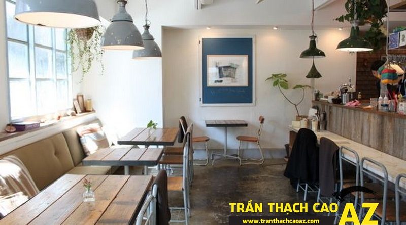 Nhận làm trần thạch cao quán cafe giá rẻ, đảm bảo "chất lạ" tại Hà Nội