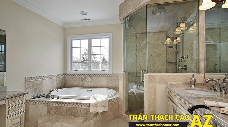 Trần thạch cao phòng tắm và những điều tuyệt đối không thể quên