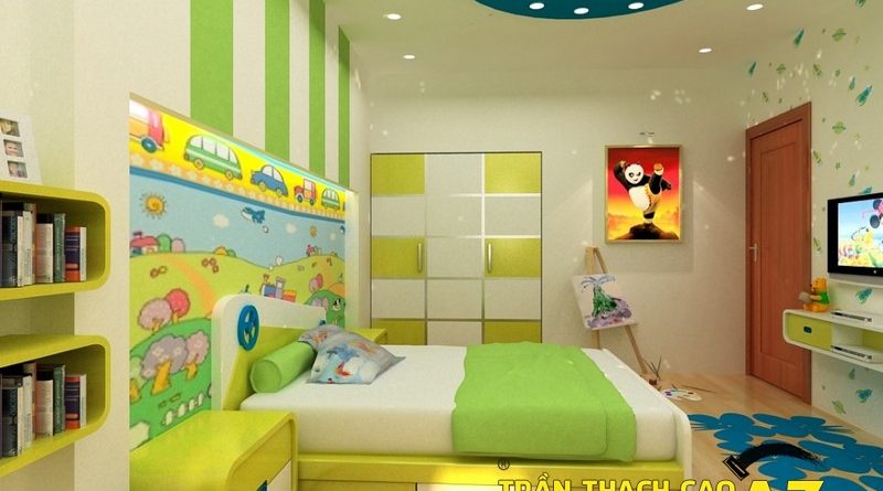 3 lý do thúc giục bạn làm trần thạch cao phòng ngủ trẻ em ngay lập tức