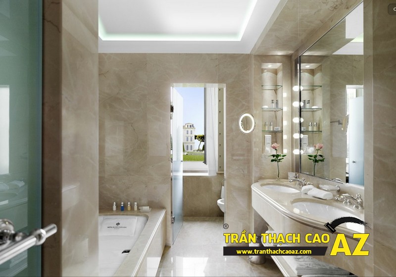 Trần thạch cao chống ẩm – Cách bảo vệ phòng tắm tối ưu nhất