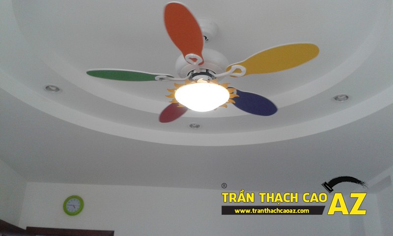 Tư vấn lựa chọn, lắp đặt quạt trần cho trần thạch cao