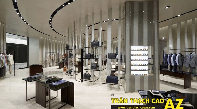 Trần thạch cao AZ - đơn vị làm trần thạch cao showroom - shop số 1 hiện nay
