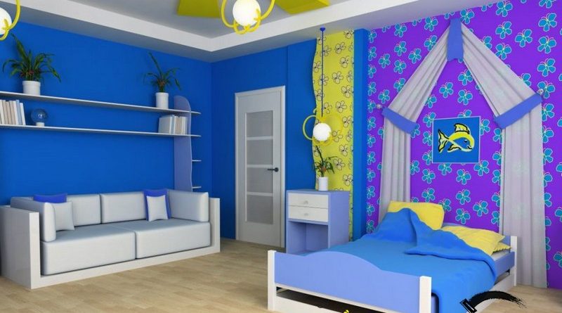 Tạo hình ngộ nghĩnh, đáng yêu của trần thạch cao phòng ngủ trẻ em