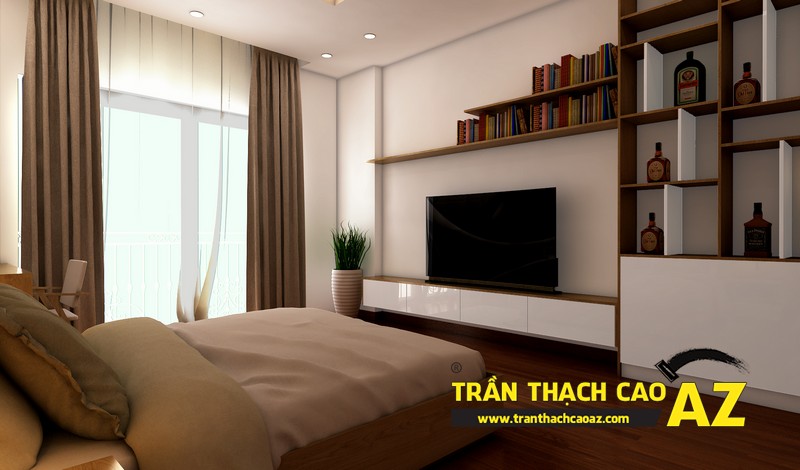 Phương án thiết kế trần thạch cao phòng ngủ dành cho con trai tuổi vị thành niên 04