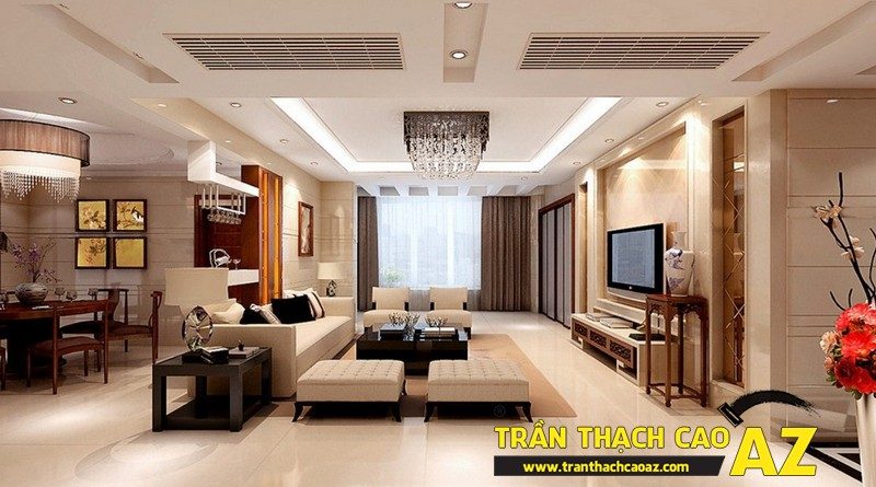 Trần thạch cao: giải pháp chống nóng hoàn hảo cho tầng áp mái chung cư