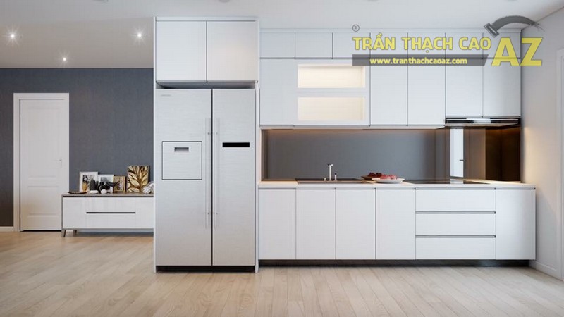 Một góc trần thạch cao phòng bếp nhà anh Hoàn Một góc trần thạch cao phòng bếp nhà anh Hoàn