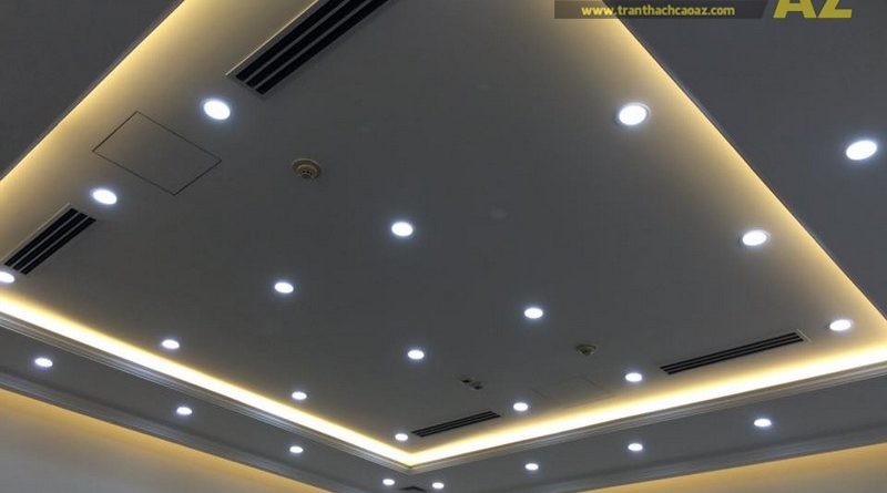 Mẫu trần thạch cao phòng giám độc đẹp hiện đại của Công ty cổ phần Success Food Việt Nam