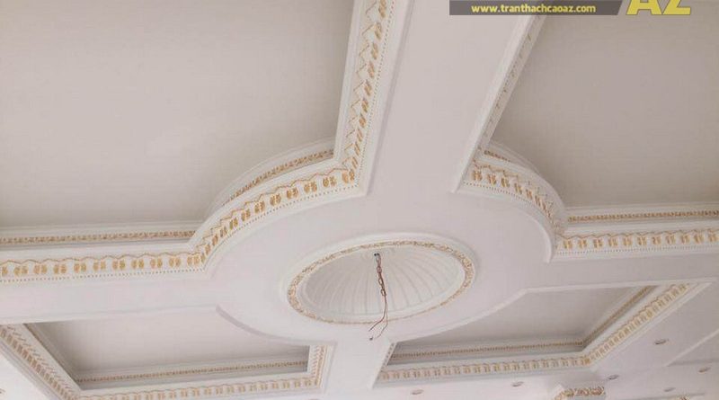 Thi công phào chỉ thạch cao cho dinh thự bậc nhất Hà Thành