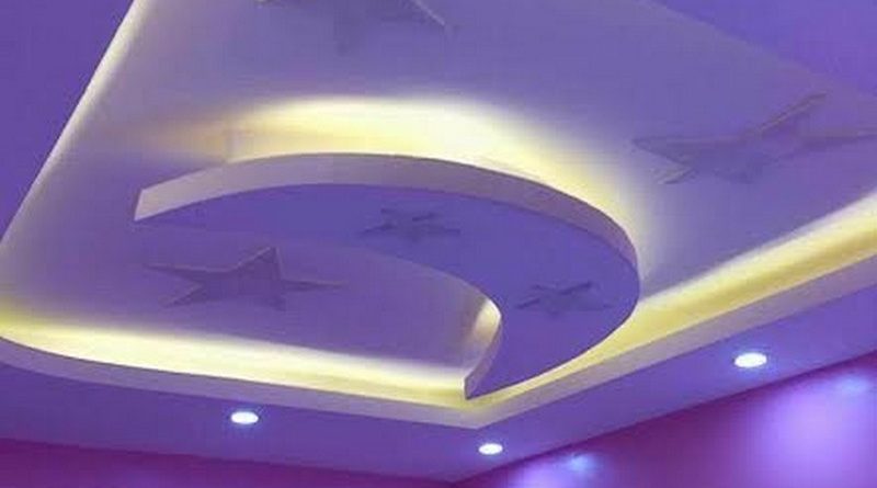 Thi công trần thạch cao nhà anh Lâm chung cư HH2B Linh Đàm