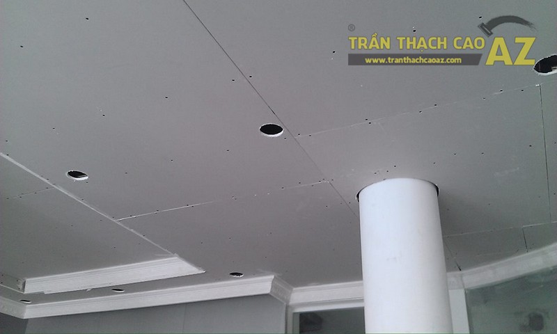 Thi công trần thạch cao theo phong cách cổ điển cho nhà anh Thái tại Hải Phòng