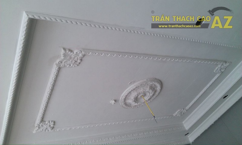 Thi công trần thạch cao theo phong cách cổ điển cho nhà anh Thái tại Hải Phòng