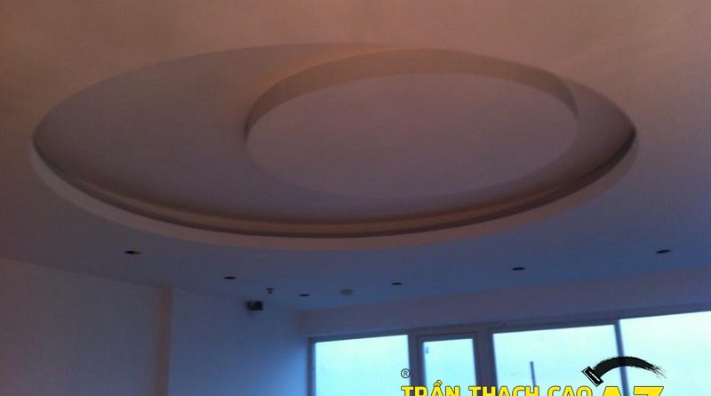 Làm mới không gian với tạo hình trần thạch cao chung cư nhà anh Lân, P2201, Hồ Gươm Plaza