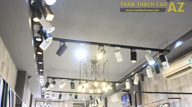 Bố trí đèn led trần thạch cao shop đẹp bắt mắt như 360 Boutique, 242 Thái Hà