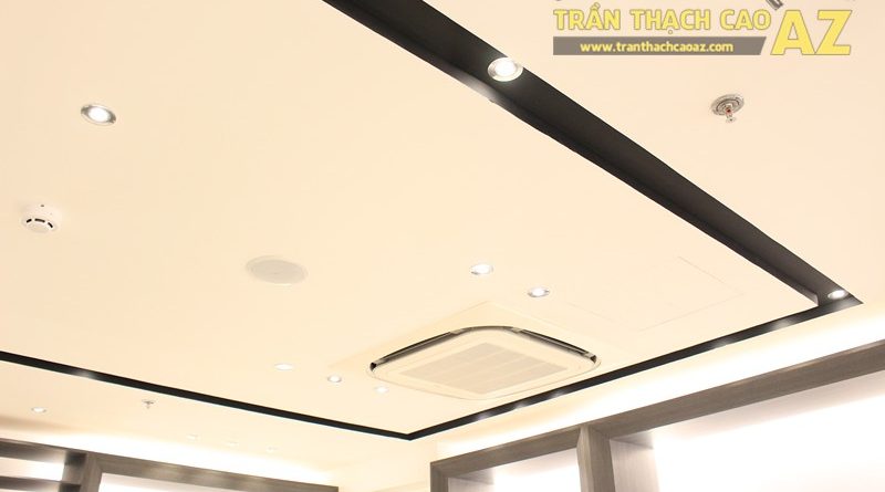 Chọn màu trần thạch cao đẹp sang trọng, hiện đại như shop FORMAT Thái Hà