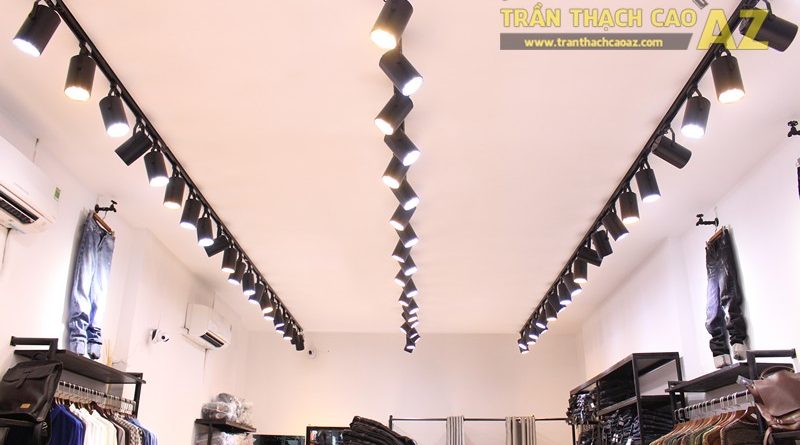 Tạo hình trần thạch cao shop nhỏ đẹp đơn giản, hiện đại của Độc, 226 Thái Hà