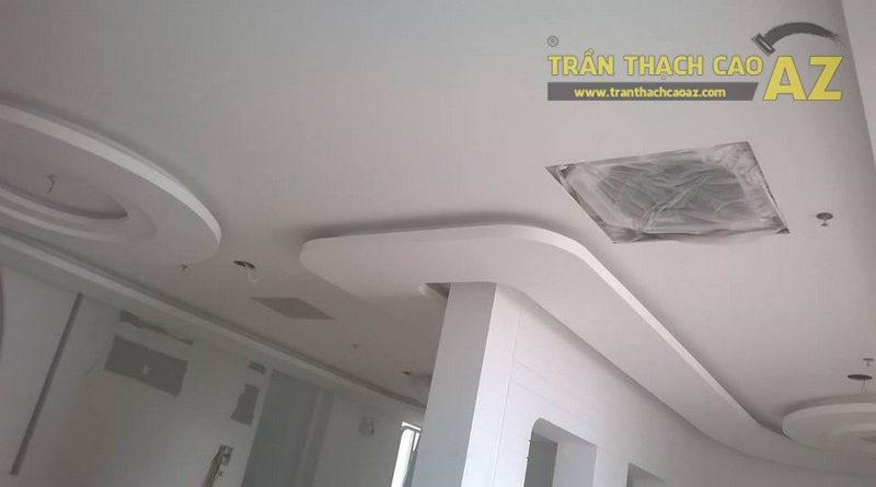 Thi công trần thạch cao cho trung tâm thẩm mỹ tại Thanh Xuân - Hà Nội