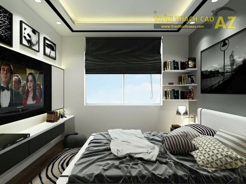 Thiết kế trần thạch cao cho căn hộ chung cư FLC Phạm Hùng