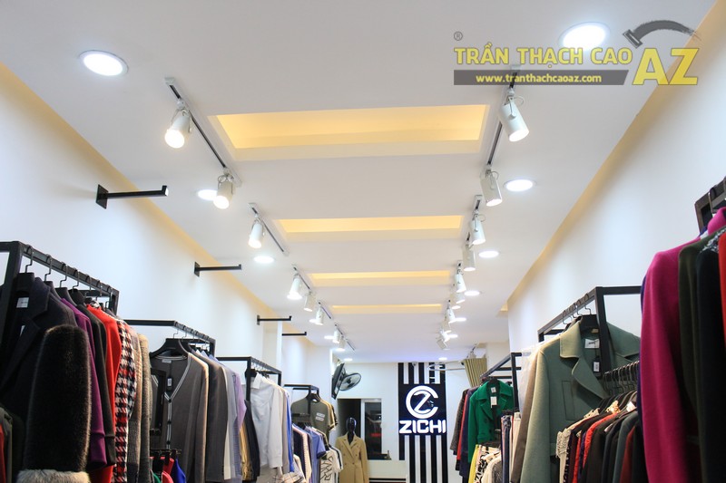 Trần thạch cao cho cửa hàng thời trang Hàn Quốc ZiChi, số 22 Thái Hà, Đống Đa, Hà Nội