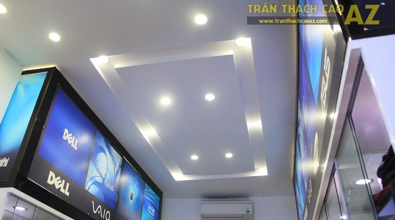 Trần thạch cao đẹp hiện đại với tạo hình trần giật cấp của Máy tính Đức Việt, Xã ĐànTrần thạch cao đẹp hiện đại với tạo hình trần giật cấp của Máy tính Đức Việt, Xã Đàn