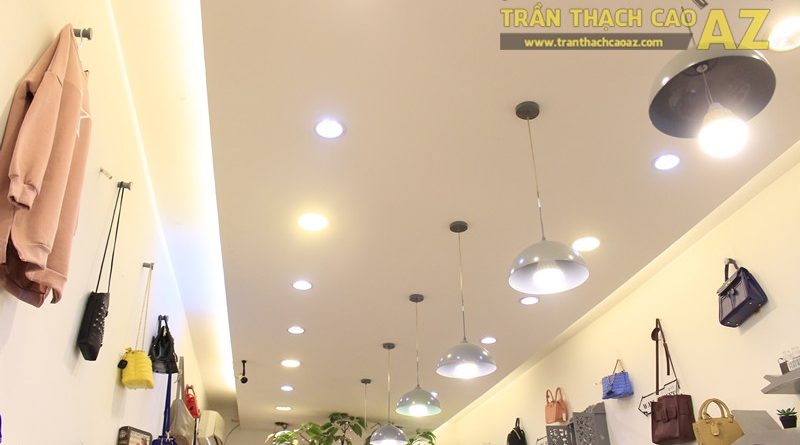 Chọn mẫu trần thạch cao cho shop nhỏ, dài đẹp ấn tượng như Mộc, 56 phố Huế