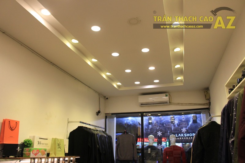 Hoàn thiện thi công trần thạch cao cho cửa hàng thời trang X6 Boutique 237 Phố Huế