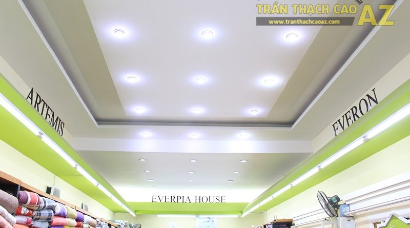 Lắp đèn led trần thạch cao đẹp hài hòa, bắt mắt như showroom Everon Hàn Quốc, 278 Phố Huế