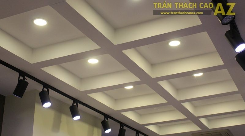 Tạo hình khác biệt, độc đáo của trần thạch cao shop Don Singapore, Hàng Bài