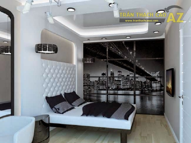 10 ý tưởng thiết kế trần thạch cao giật cấp cho phòng ngủ đẹp mĩ mãn