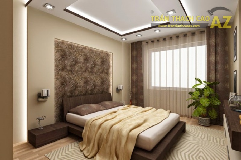 10 ý tưởng thiết kế trần thạch cao giật cấp cho phòng ngủ đẹp mĩ mãn 