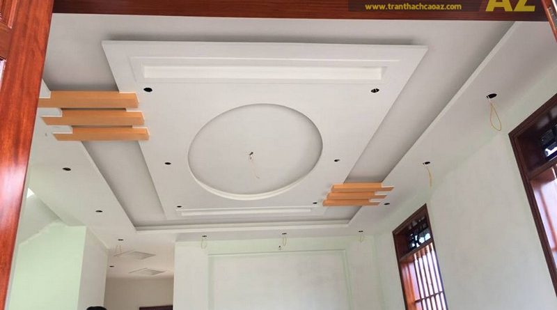 Thi công trần thạch cao cho nhà anh Nam tại ngã 3 Thi Sơn, Kim Bảng, Hà Nam