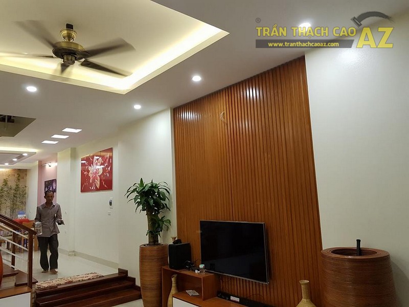 Hoàn thiện và bàn giao hạng mục trần thạch cao cho nhà anh Thanh tại Lê Hồng Phong, Phủ Lý