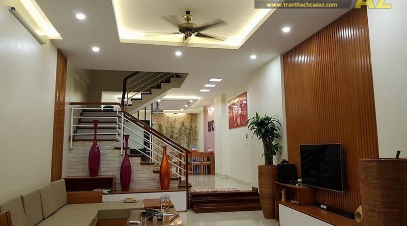 Hoàn thiện và bàn giao hạng mục trần thạch cao cho nhà anh Thanh tại Lê Hồng Phong, Phủ Lý