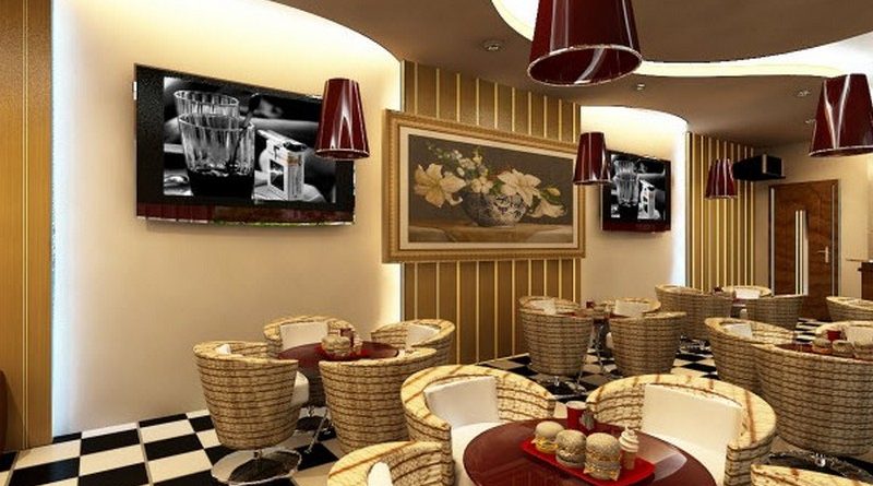 Update xu hướng 2017 mẫu trần thạch cao quán cà phê đẹp nhất