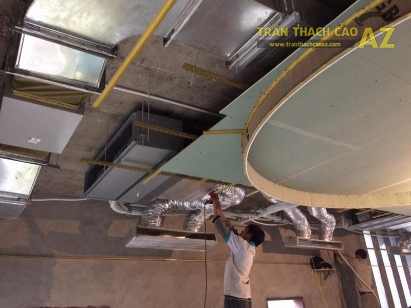 Thi công trần thạch cao cho nhà hàng Hương Sen, Từ Liêm, Hà Nội Thi công trần thạch cao cho nhà hàng Hương Sen, Từ Liêm, Hà Nội